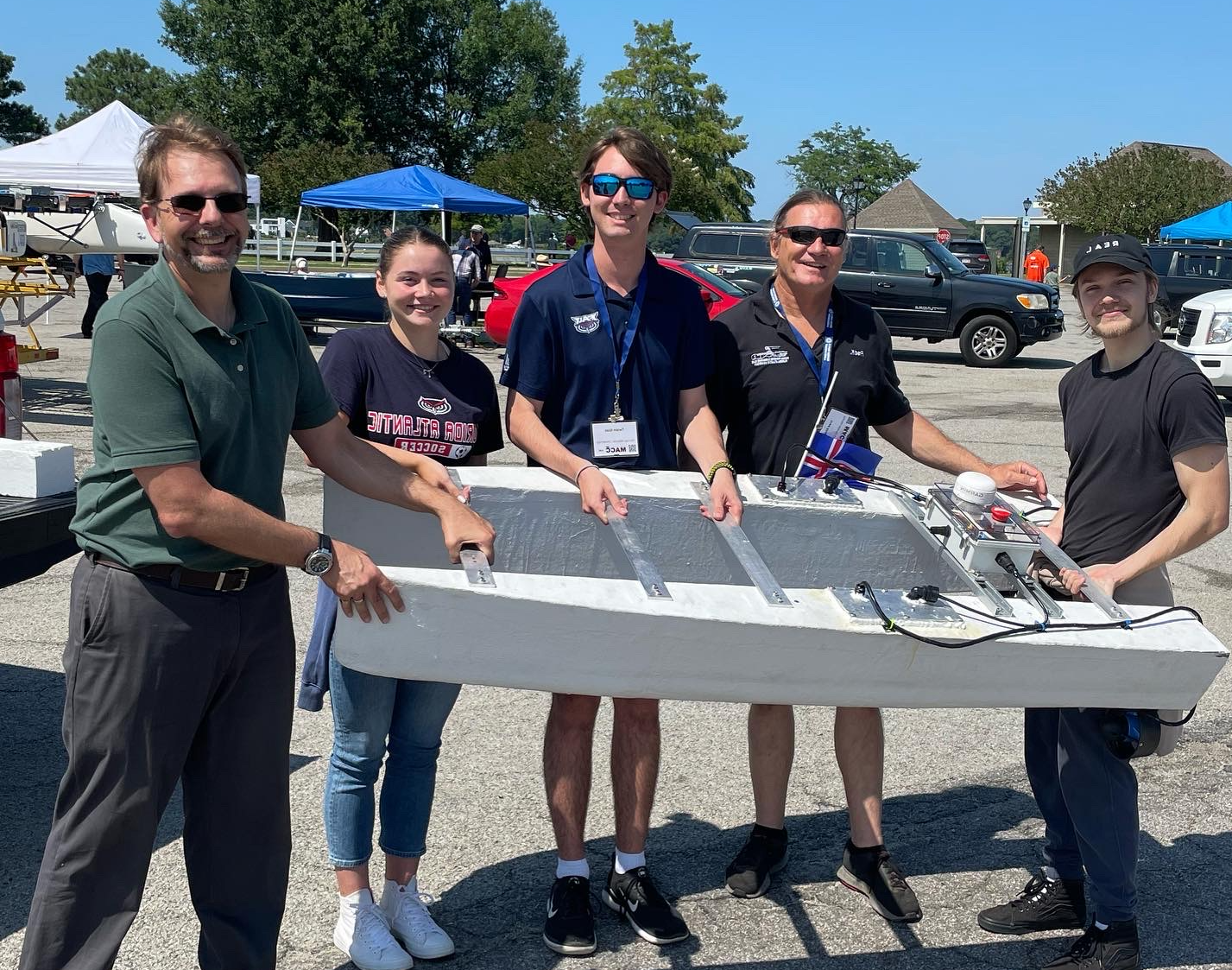 FAU Ocean Engineering students come second place in a national Unmanned Surface Vehicle competition!